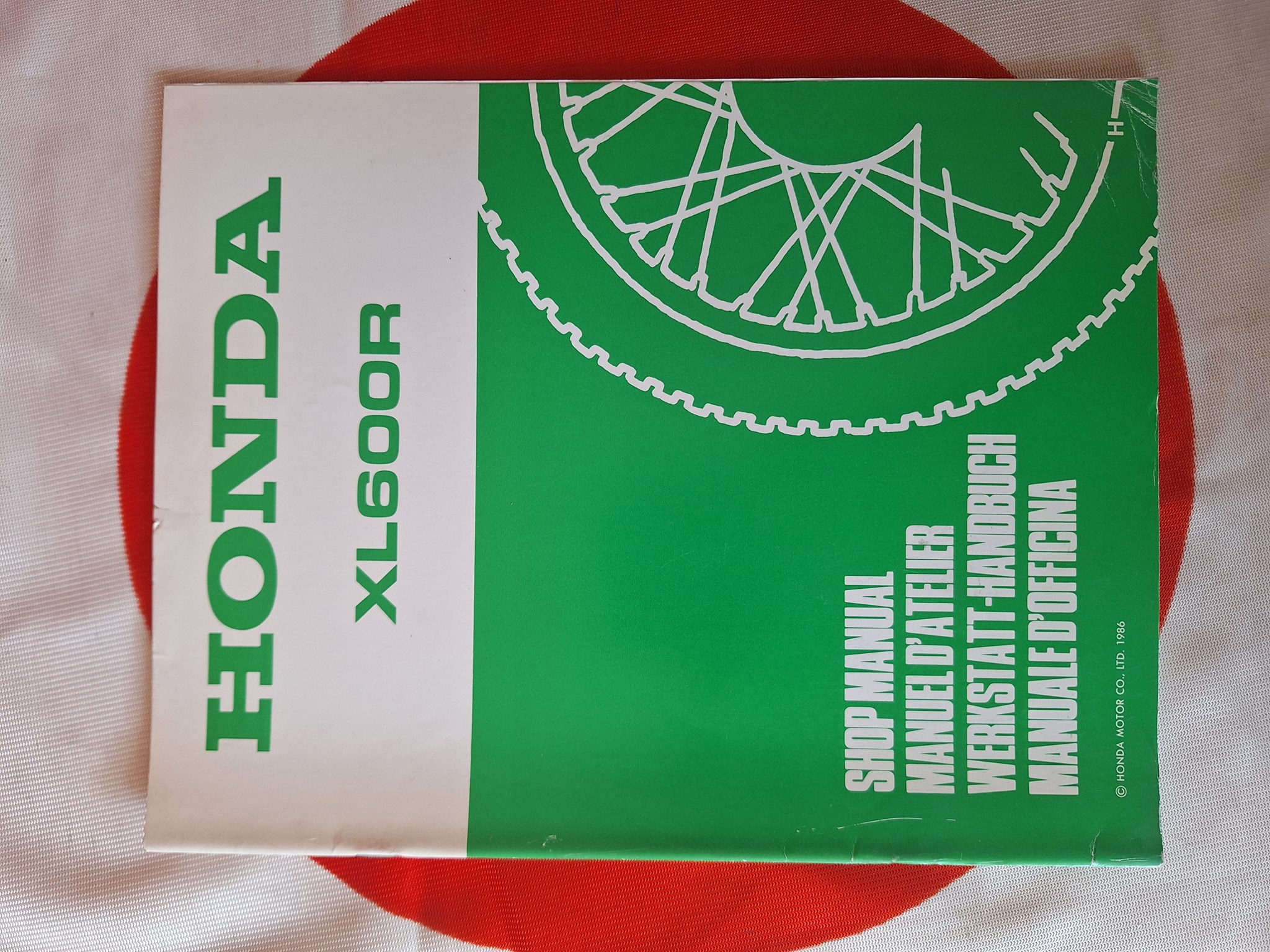 Picture of Werkstatthandbuch Nachtrag Honda  XL600R